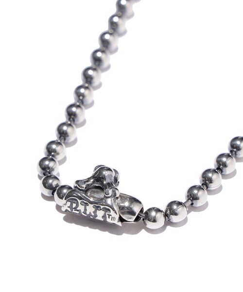 BILL WALL LEATHER(ビルウォールレザー)の「N876 - 4mm Ball Chain Skull and Crossbones 18 inch(ネックレス・メンズ・その他・18-inch)」の8枚目の写真