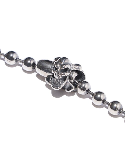 BILL WALL LEATHER(ビルウォールレザー)の「N876 - 4mm Ball Chain Skull and Crossbones 18 inch(ネックレス・メンズ・その他・18-inch)」の9枚目の写真