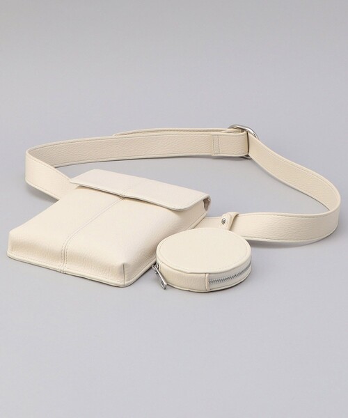 FREAK'S STORE（フリークスストア）の「マルチポーチ ベルト/ベルトバッグ（ボディバッグ/ウエストポーチ・レディース・ナチュラル/ブラック・ONE SIZE）」の12枚目の写真