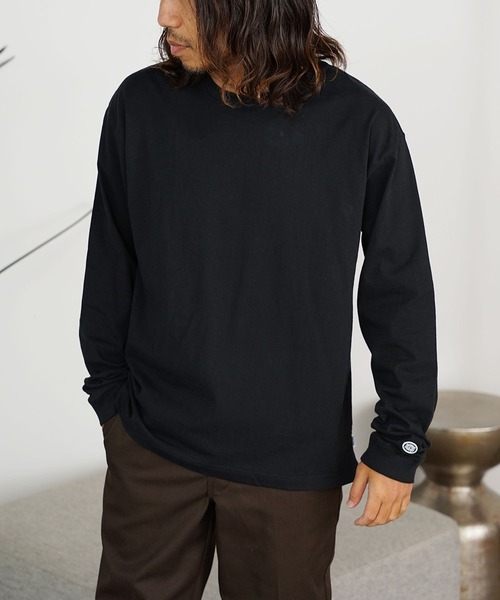 DISCUS ATHLETIC(ディスカス アスレチック)の「DISCUS ATHLETIC/ディスカス アスレチック メンテンジク ロンT(Tシャツ/カットソー・メンズ・グリーン/ブラック/ホワイト/オートミール・L/XL/M)」の1枚目の写真
