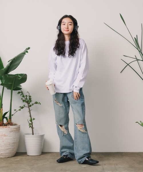 DISCUS ATHLETIC(ディスカス アスレチック)の「DISCUS ATHLETIC/ディスカス アスレチック メンテンジク ロンT(Tシャツ/カットソー・メンズ・グリーン/ブラック/ホワイト/オートミール・L/XL/M)」の6枚目の写真