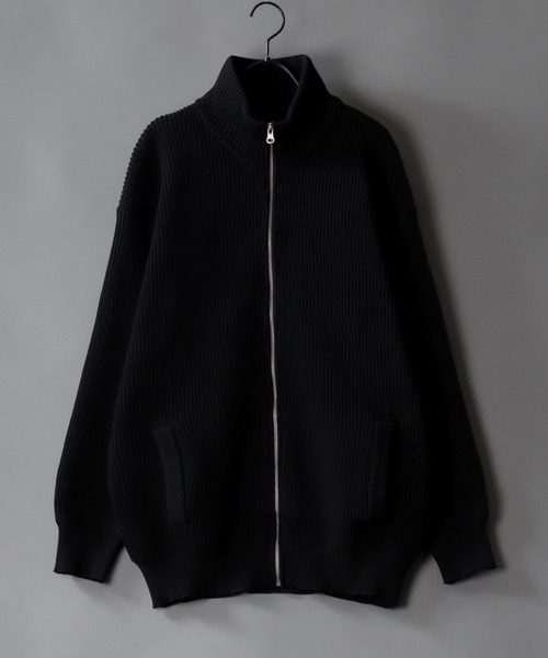 SITRY（シトリー）の「driver's knit/ドライバーズ ニット/フルジップ
