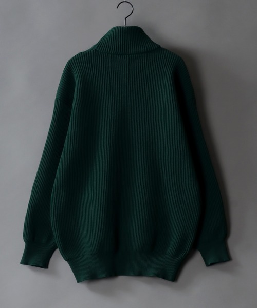 SITRY（シトリー）の「driver's knit/ドライバーズ ニット/フルジップ