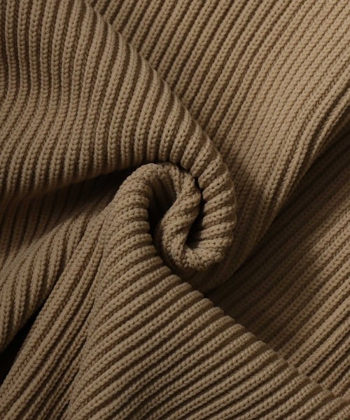 SITRY（シトリー）の「driver's knit/ドライバーズ ニット/フルジップ カーデ（ニット/セーター・メンズ・ブラック/ブラウン/オレンジ/ライトベージュ/グリーン・M/L/XL）」の14枚目の写真