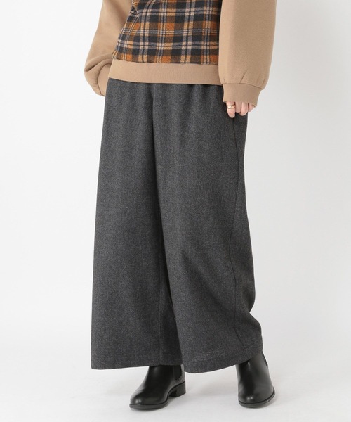 studio CLIP（スタディオクリップ）の「ツイード風ストレートパンツ[プチ・プラスサイズあり]（その他パンツ・レディース・ブラウン/チャコール/ベージュ・PF/ﾌﾘｰ(L)/MEDIUM/LARGE）」の5枚目の写真