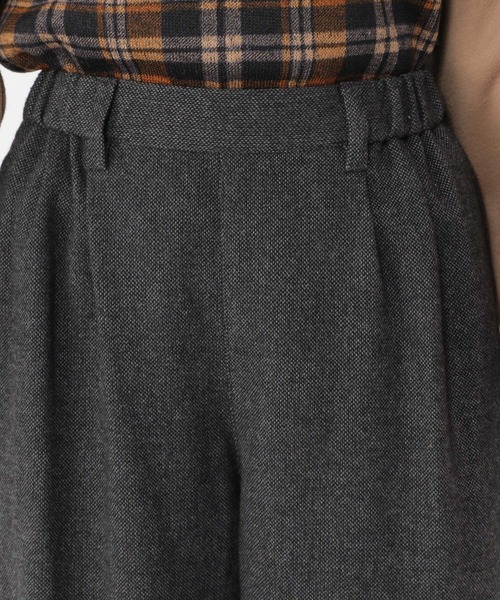 studio CLIP（スタディオクリップ）の「ツイード風ストレートパンツ[プチ・プラスサイズあり]（その他パンツ・レディース・ブラウン/チャコール/ベージュ・PF/ﾌﾘｰ(L)/MEDIUM/LARGE）」の12枚目の写真