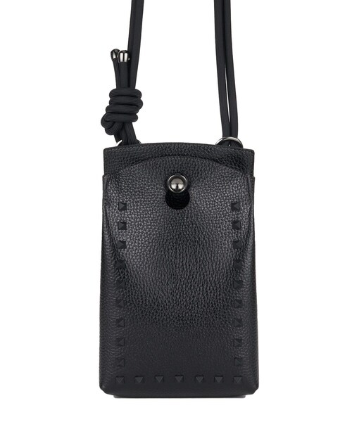 TOFF&LOADSTONE（トフアンドロードストーン）の「【ブラスボタン サコッシュ スタッズ】ショルダーバッグ（ショルダーバッグ・メンズ・ブラック・00）」の3枚目の写真
