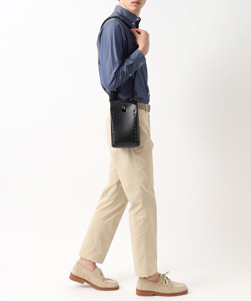 TOFF&LOADSTONE（トフアンドロードストーン）の「【ブラスボタン サコッシュ スタッズ】ショルダーバッグ（ショルダーバッグ・メンズ・ブラック・00）」の19枚目の写真