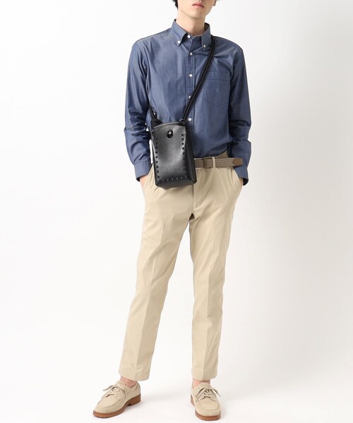 TOFF&LOADSTONE（トフアンドロードストーン）の「【ブラスボタン サコッシュ スタッズ】ショルダーバッグ（ショルダーバッグ・メンズ・ブラック・00）」の21枚目の写真