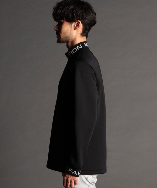 NICOLE CLUB FOR MEN（ニコルクラブフォーメン）の「ジャガードニット衿モックネックプルオーバー（その他トップス・メンズ・ベージュ/杢グレー/ブラック/オフホワイト/レンガ・X-LARGE/LARGE/MEDIUM）」の6枚目の写真