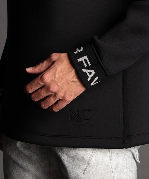 NICOLE CLUB FOR MEN（ニコルクラブフォーメン）の「ジャガードニット衿モックネックプルオーバー（その他トップス・メンズ・ベージュ/杢グレー/ブラック/オフホワイト/レンガ・X-LARGE/LARGE/MEDIUM）」の9枚目の写真