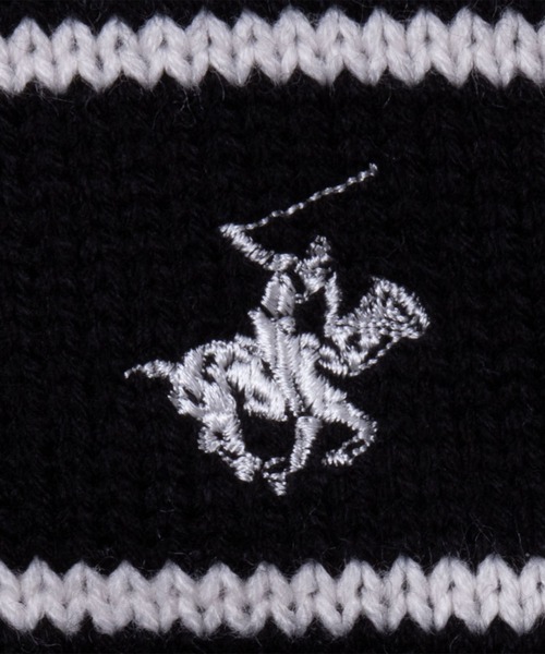 BEVERLY HILLS POLO CLUB(ビバリーヒルズポロクラブ)の「BEVERLY HILLS POLO CLUB ビバリーヒルズポロクラブ ワンポイントニット(ニット/セーター・メンズ・ネイビー×ホワイト/ブラック×ホワイト/ブラック/グレー/ベージュ/ネイビー/アイボリー・L/M/XL)」の21枚目の写真