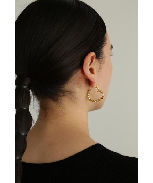 JILL STUART（ジルスチュアート）の「◆ハートピアス（ピアス（両耳用）・レディース・シルバー/ゴールド・ﾌﾘ-）」の6枚目の写真