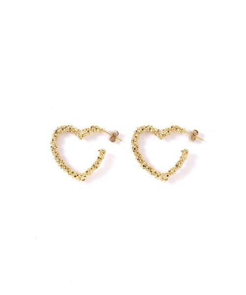 JILL STUART（ジルスチュアート）の「◆ハートピアス（ピアス（両耳用）・レディース・シルバー/ゴールド・ﾌﾘ-）」の5枚目の写真