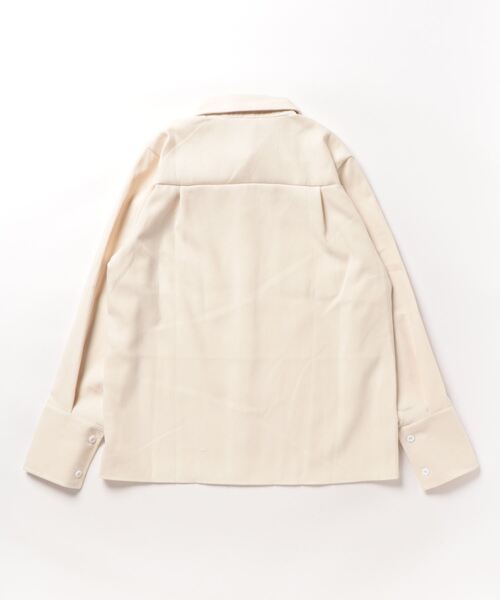 aimoha(アイモハ)の「メンズライクシャツ(シャツ/ブラウス・レディース・ベージュ・LARGE/X-LARGE/SMALL)」の2枚目の写真