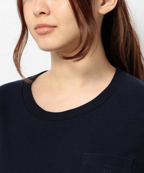 coen（コーエン）の「コットンポケットTシャツ（Tシャツ/カットソー・レディース・グレー/ホワイト/ネイビー・MEDIUM/LARGE）」の13枚目の写真