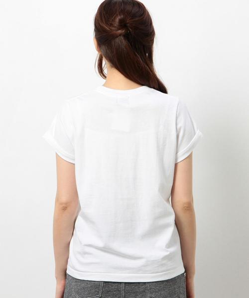 coen（コーエン）の「コットンポケットTシャツ（Tシャツ/カットソー・レディース・グレー/ホワイト/ネイビー・MEDIUM/LARGE）」の7枚目の写真