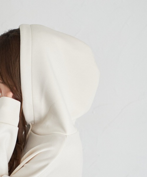 tocco closet(トッコ クローゼット)の「【ZOZO限定】ウエストタックパーカーミニOP(ワンピース・レディース・オフホワイト/ライトグレー/ブラック・M)」の13枚目の写真