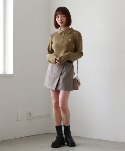 archives(アルシーヴ)の「ロゴチェーンミニショルダー(ショルダーバッグ・レディース・ブラック/グレイッシュベージュ/モカ・FREE)」の16枚目の写真