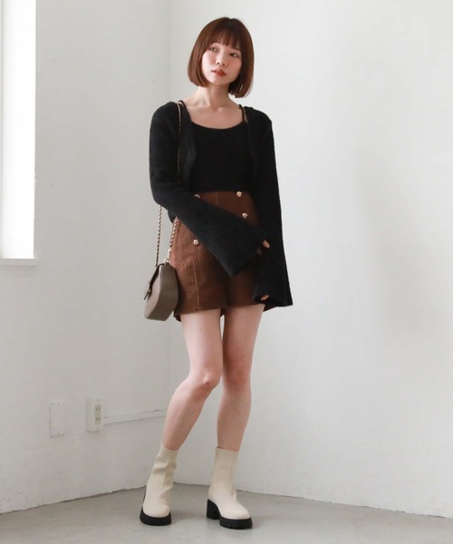 archives(アルシーヴ)の「ロゴチェーンミニショルダー(ショルダーバッグ・レディース・ブラック/グレイッシュベージュ/モカ・FREE)」の22枚目の写真