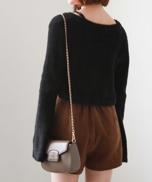 archives(アルシーヴ)の「ロゴチェーンミニショルダー(ショルダーバッグ・レディース・ブラック/グレイッシュベージュ/モカ・FREE)」の19枚目の写真