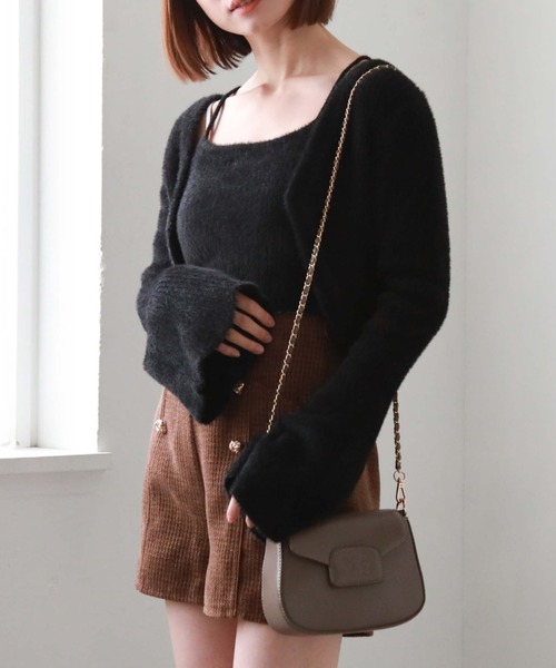 archives(アルシーヴ)の「ロゴチェーンミニショルダー(ショルダーバッグ・レディース・ブラック/グレイッシュベージュ/モカ・FREE)」の17枚目の写真