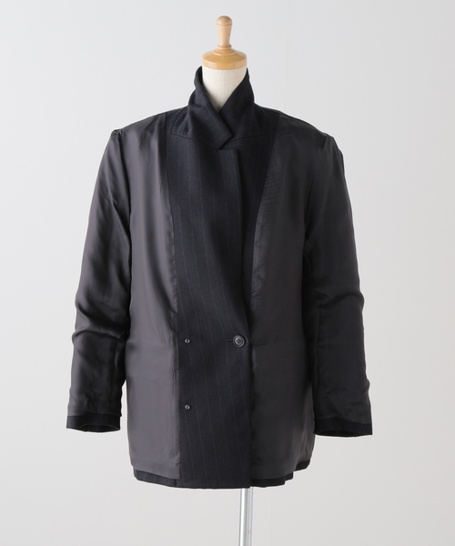 plage organic wool ジャケット　ブラック　36サイズ セール】ORGANIC WOOL DB ジャケット（その他アウター）｜Plage