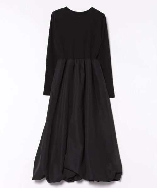 Settimissimo（セッティミッシモ）の「フリルケープ付き カットワンピース オケージョン（ワンピース・レディース・ブラック/ダークグレー・M）」の4枚目の写真