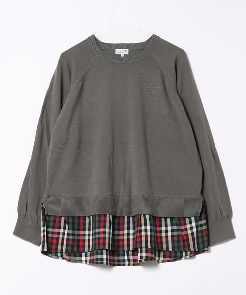 Arnold Palmer（アーノルドパーマー）の「ニット × パーマーチェック プルオーバー（ニット/セーター・レディース・グレー/ネイビー/ベージュ・L/M/S）」の21枚目の写真