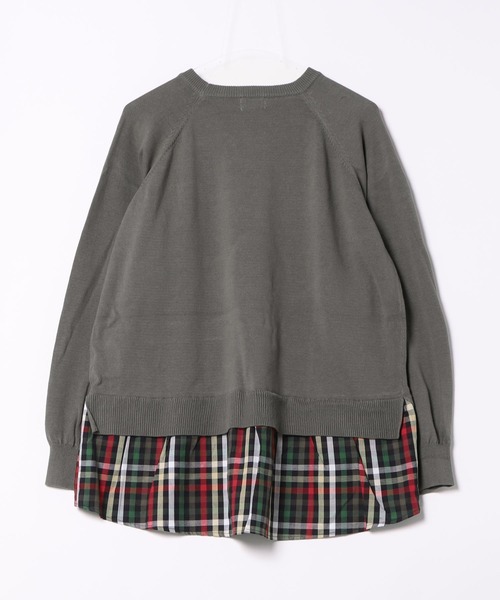 Arnold Palmer（アーノルドパーマー）の「ニット × パーマーチェック プルオーバー（ニット/セーター・レディース・グレー/ネイビー/ベージュ・L/M/S）」の22枚目の写真