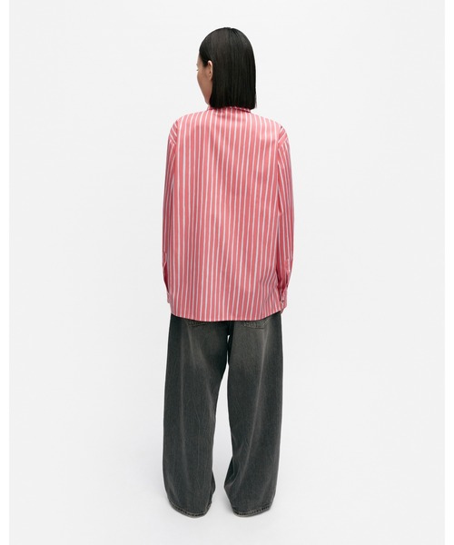 marimekko（マリメッコ）の「【kioski】Jokapoika / cotton shirt（シャツ/ブラウス・レディース・グリーン/ライトピンク・X-SMALL/MEDIUM/SMALL/LARGE/X-LARGE）」の5枚目の写真