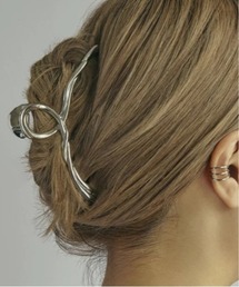 GOLDY（ゴールディ）の「【GOLDY】ツイスト ノット ライン ワイド バンス クリップ / 6221203（バレッタ/ヘアクリップ）」