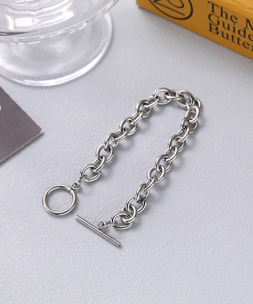 DiamondHearts（ダイヤモンドハーツ）の「チェーンデザインマンテルブレスレット（ブレスレット・レディース・シルバー・SMALL/LARGE/MEDIUM）」の2枚目の写真