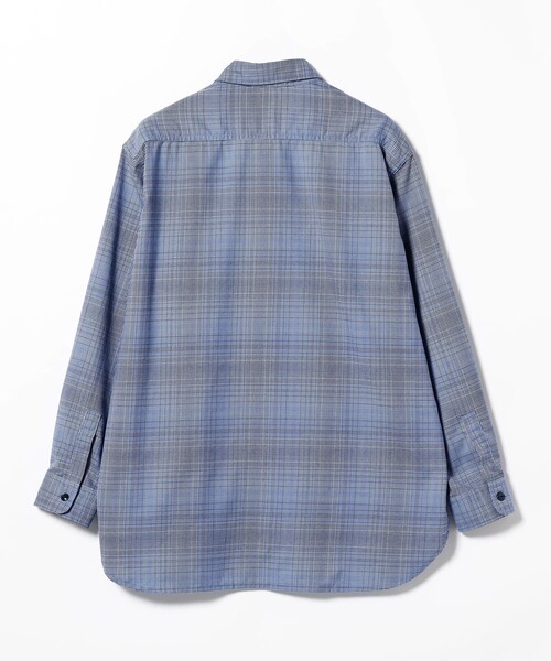 BEAMS PLUS(ビームスプラス)の「BEAMS PLUS / ウール ポリエステル チェック ガイドシャツ(シャツ/ブラウス・メンズ・ブルー・XL/S/M/L)」の14枚目の写真