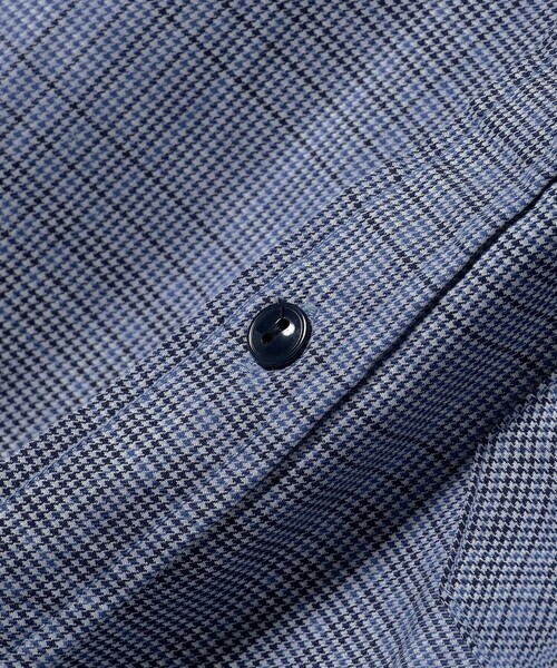 BEAMS PLUS(ビームスプラス)の「BEAMS PLUS / ウール ポリエステル チェック ガイドシャツ(シャツ/ブラウス・メンズ・ブルー・XL/S/M/L)」の12枚目の写真