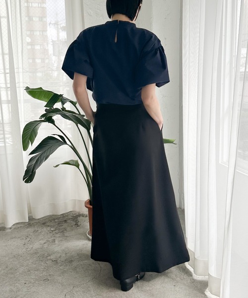 セール】【セレモニー】サイドタックペプラムブラウス（シャツ