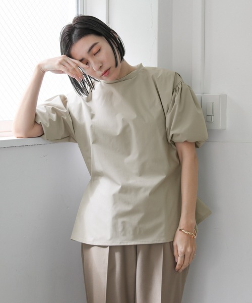 セール】【セレモニー】サイドタックペプラムブラウス（シャツ