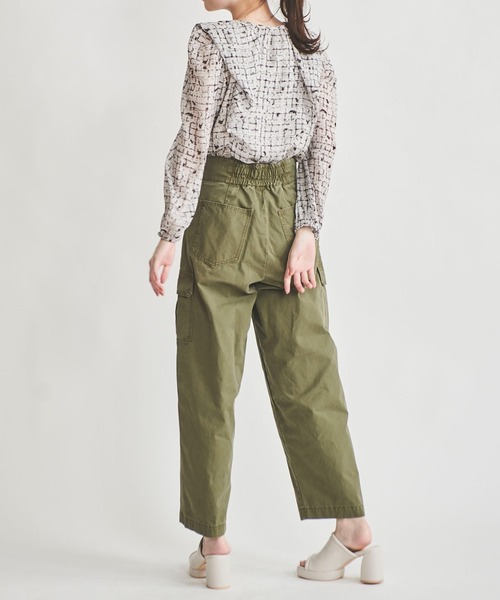 31 Sons de mode（トランテアン　ソン　ドゥ　モード）の「カーゴチノパンツ（カーゴパンツ・レディース・ベージュ/カーキ・38/36）」の19枚目の写真