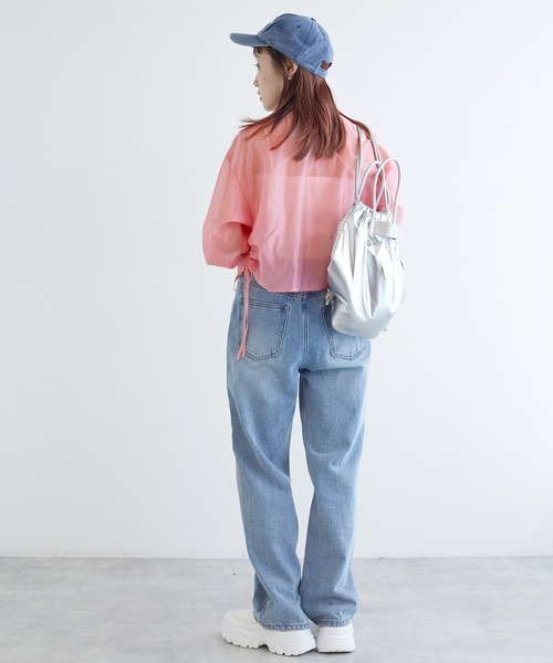w closet（ダブルクローゼット）の「シアードロスト短丈シャツ（シャツ