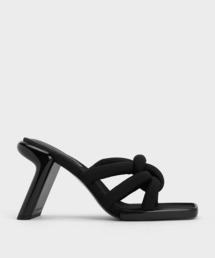 CHARLES & KEITH | Toni トニー ノットパッフィーストラップミュール(サンダル)