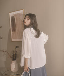 PROPORTION BODY DRESSING | シアーシャツ / 1214110305(シャツ/ブラウス)