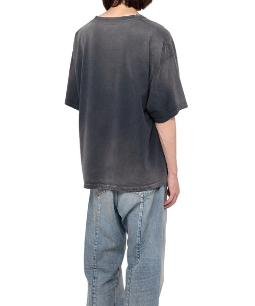 トップス KAMIYA 24SS Monster Bleached Print T XL KAMIYA（カミヤ）の「'MONSTER' Printed Bleach T-shirt（T