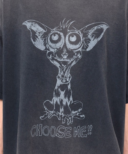 KAMIYA（カミヤ）の「'MONSTER' Printed Bleach T-shirt（T