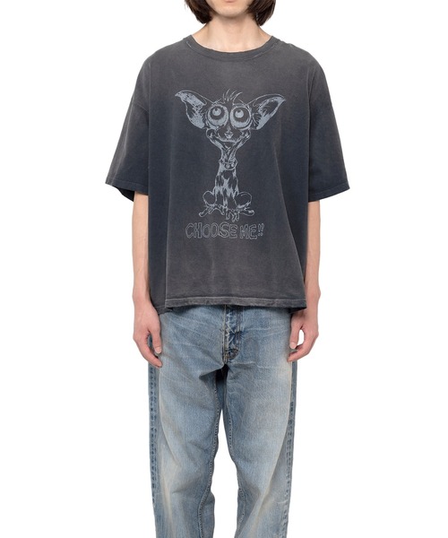トップス KAMIYA 24SS Monster Bleached Print T XL KAMIYA（カミヤ）の「'MONSTER' Printed Bleach T-shirt（T