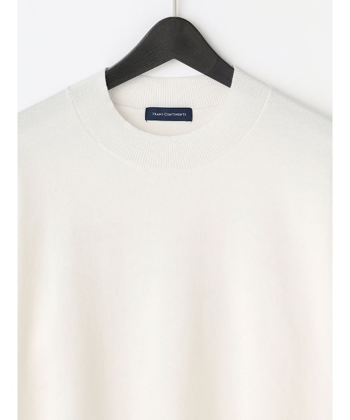 Perfect Suit FActory（パーフェクトスーツファクトリー）の「TRANS CONTINENTS　トリコロール刺繍　プルオーバー　ホワイト/ブラック/レッド/サックス（ニット/セーター・メンズ・レッド/ブラック/ホワイト/サックスブルー・LL/L/M）」の16枚目の写真