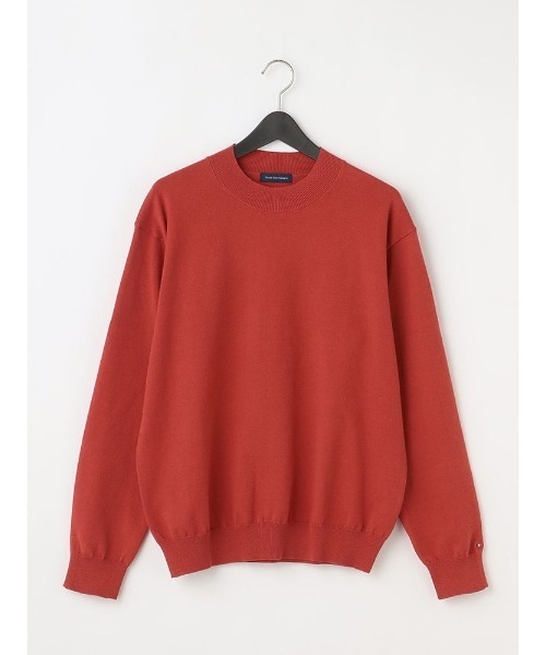 Perfect Suit FActory（パーフェクトスーツファクトリー）の「TRANS CONTINENTS　トリコロール刺繍　プルオーバー　ホワイト/ブラック/レッド/サックス（ニット/セーター・メンズ・レッド/ブラック/ホワイト/サックスブルー・LL/L/M）」の13枚目の写真