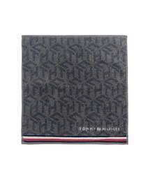 TOMMY HILFIGER（トミーヒルフィガー）の「TOMMY HILFIGER/トミーヒルフィガー ブランド ロゴ 配色 コットン ハンカチ タオル ミニタオル 25×25（ハンカチ/ハンドタオル）」