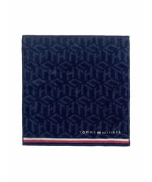 TOMMY HILFIGER（トミーヒルフィガー）の「TOMMY HILFIGER/トミーヒルフィガー ブランド ロゴ 配色 コットン ハンカチ タオル ミニタオル 25×25（ハンカチ/ハンドタオル）」