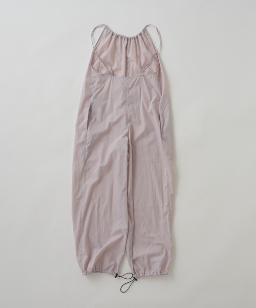 earthy（アーシー）の「キャミサロペット(パッカブル)（サロペット/オーバーオール・レディース・パープル/ブラック/ベージュ・FREE）」の8枚目の写真