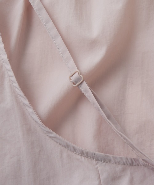 earthy（アーシー）の「キャミサロペット(パッカブル)（サロペット/オーバーオール・レディース・パープル/ブラック/ベージュ・FREE）」の11枚目の写真